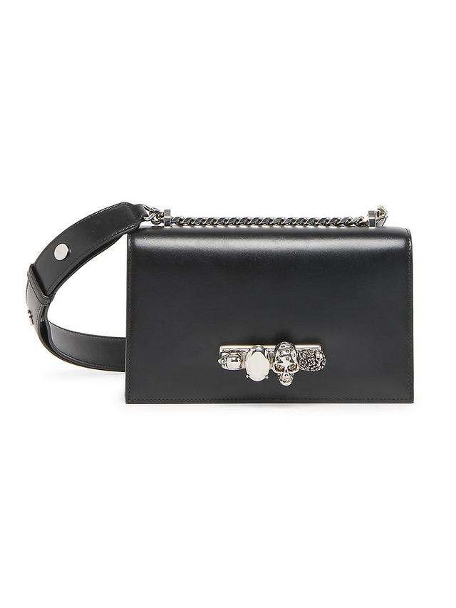 Alexander McQueen Mini The Biker Jeweled Satchel Leather Product Image