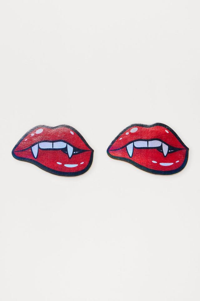 Vampires Kiss Nipple Cover Pasties - Red/combo Product Image