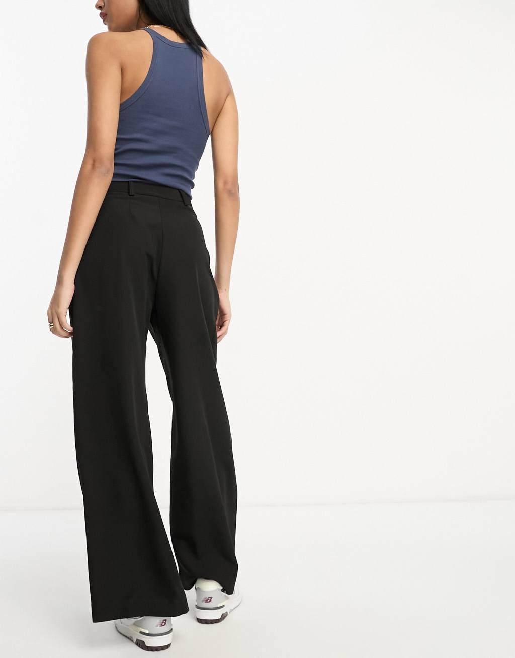 Miss Selfridge asymmetric waist wide leg pants - part of a set Product Image