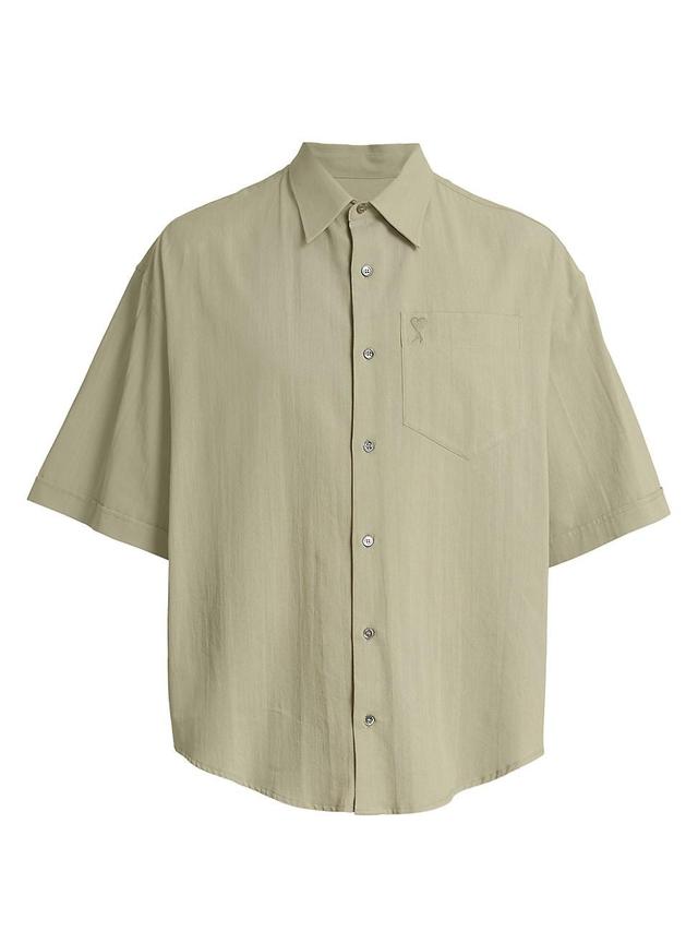 Mens Cotton Boxy-Fit Shirt Product Image