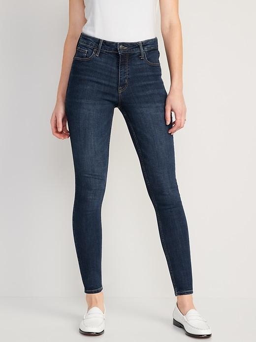 High-Waisted Rockstar Super-Skinny Jeans for Women Product Image