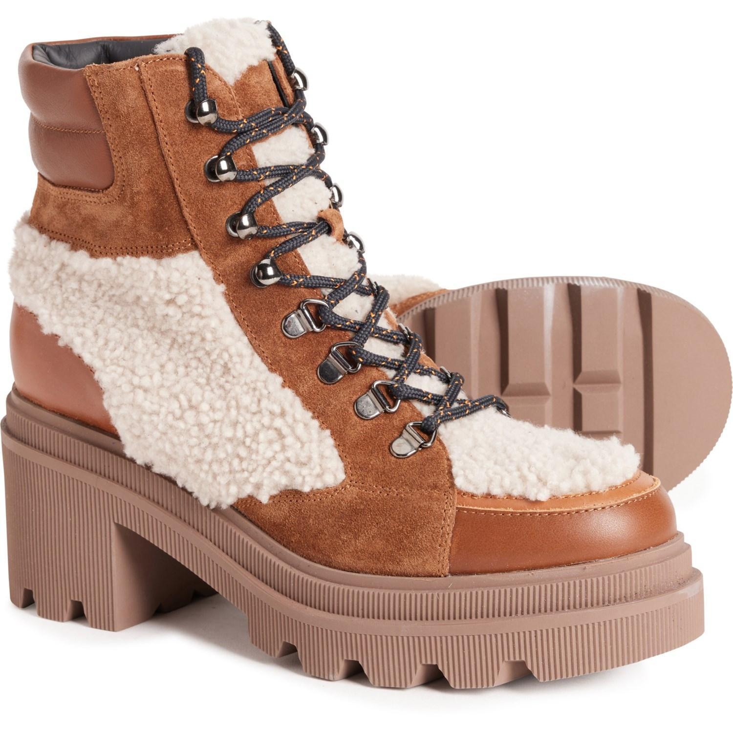 VOILE BLANCHE Loden Shearling Boots - Suede (For Women) Product Image