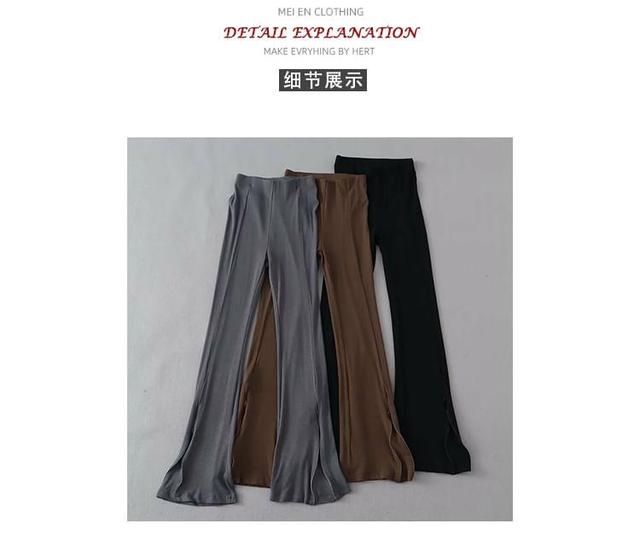 Low-Waist Flared Sweatpants Product Image