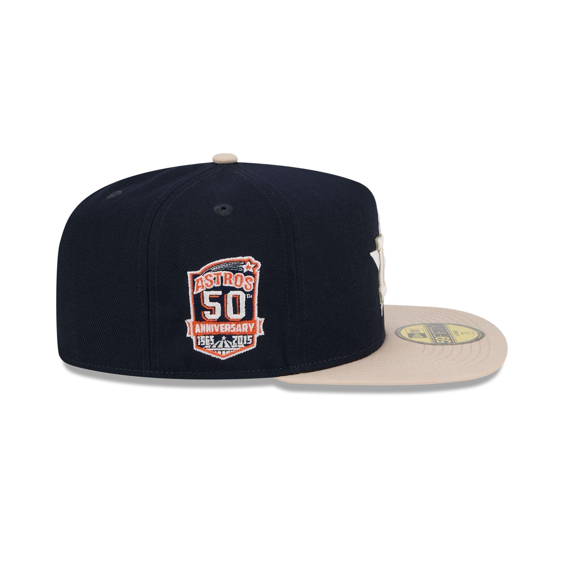 Houston Astros Canvas 59FIFTY A-Frame Fitted Hat Male Product Image