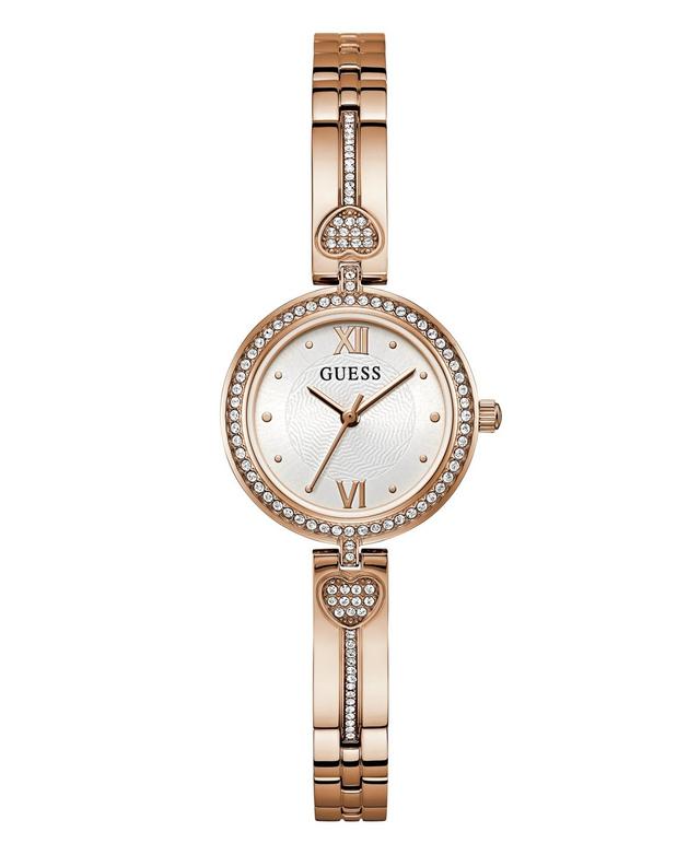 Guess Womens Analog Rose Gold-Tone Stainless Steel Watch 27mm Product Image