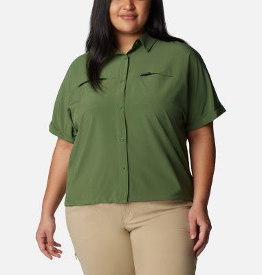 Columbia Women's Boundless Trek Short Sleeve Button Up - Plus Size- Product Image