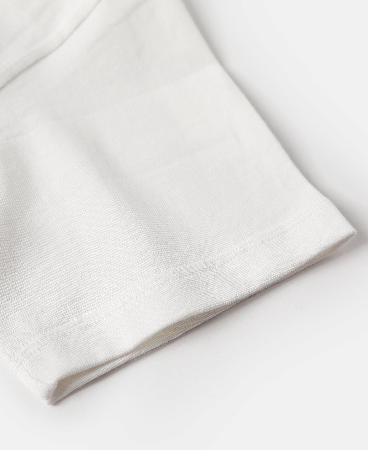 1930s Slanted Pocket Tubular T-Shirt - White Product Image