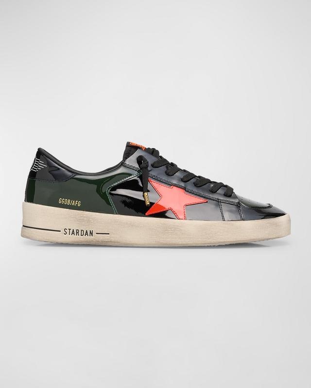 Mens Stardan Patent Leather Low-Top Sneakers Product Image