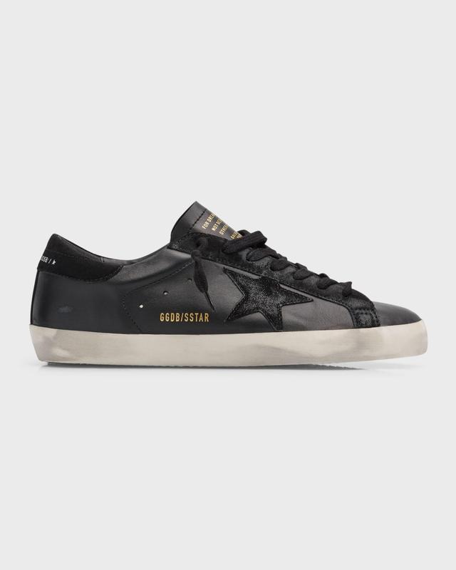 Golden Goose Mens Super Star Lace Up Sneakers Product Image