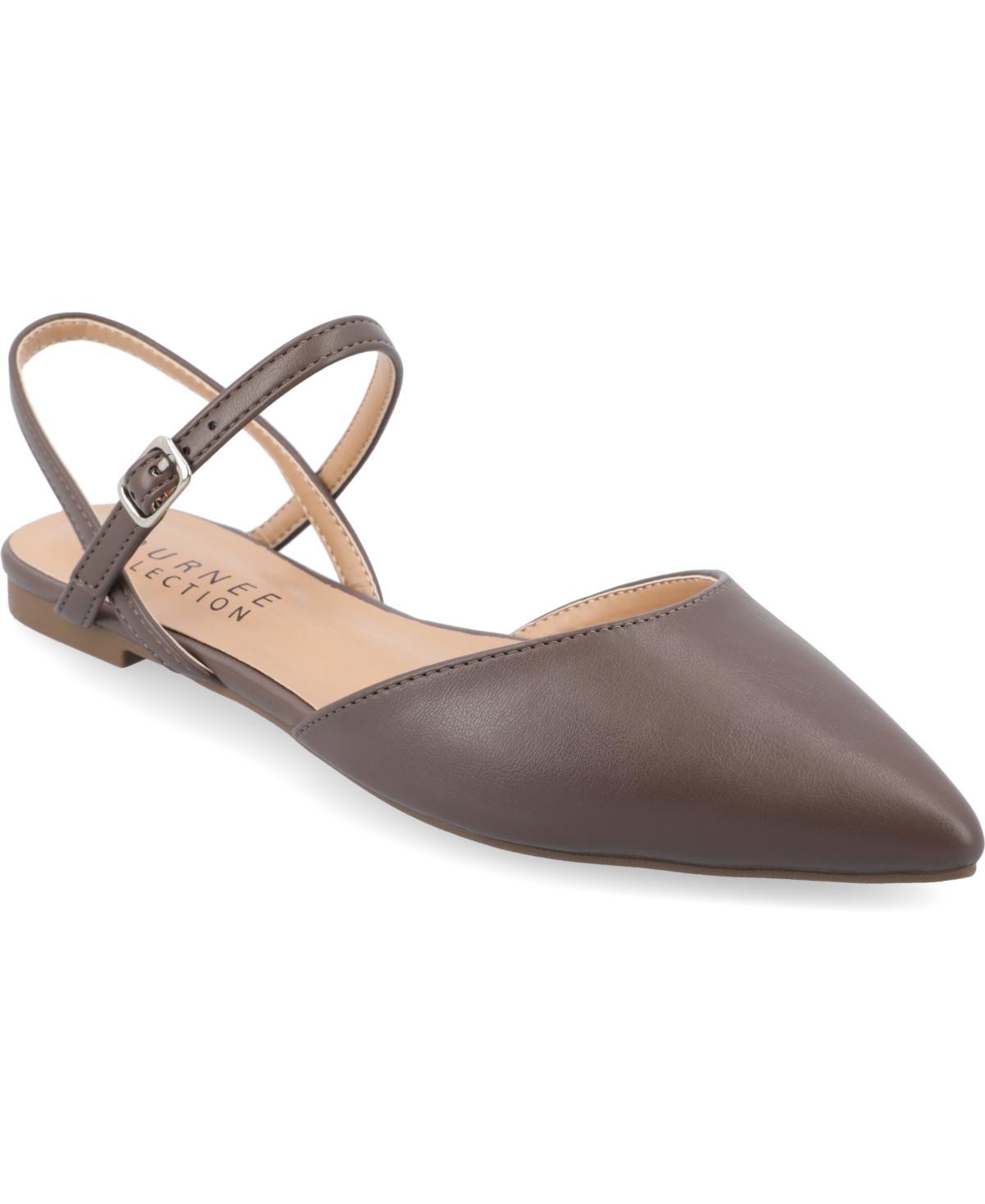 Journee Collection Womens Martine Pointed Toe Ballet Flats Product Image