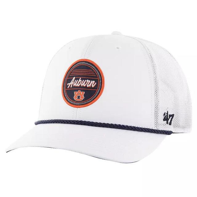 Mens 47 Brand White Auburn Tigers Fairway Trucker Adjustable Hat Product Image