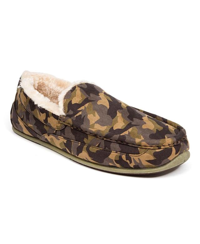 Deer Stags Slipperooz Mens Spun Moccasin Slippers Product Image