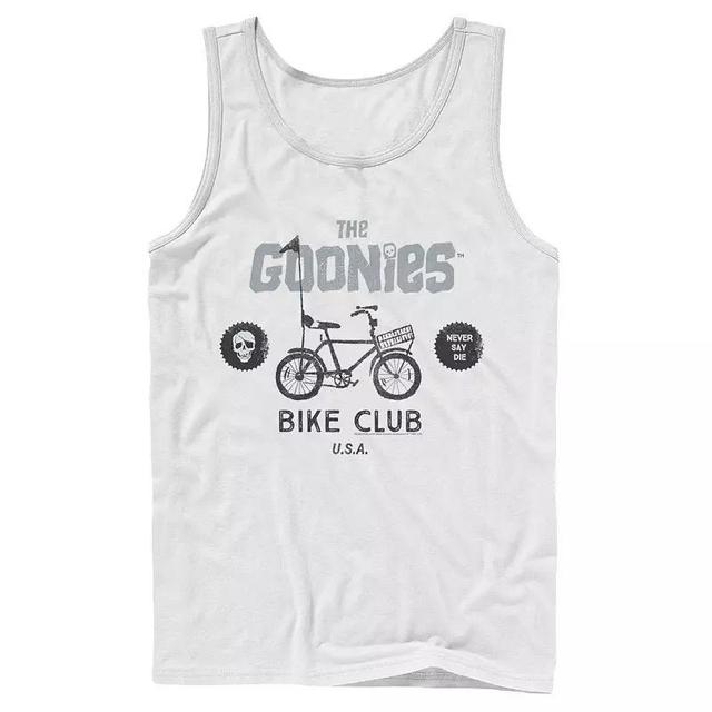 Mens The Goonies Bike Club Never Say Die Text Tank Top Product Image