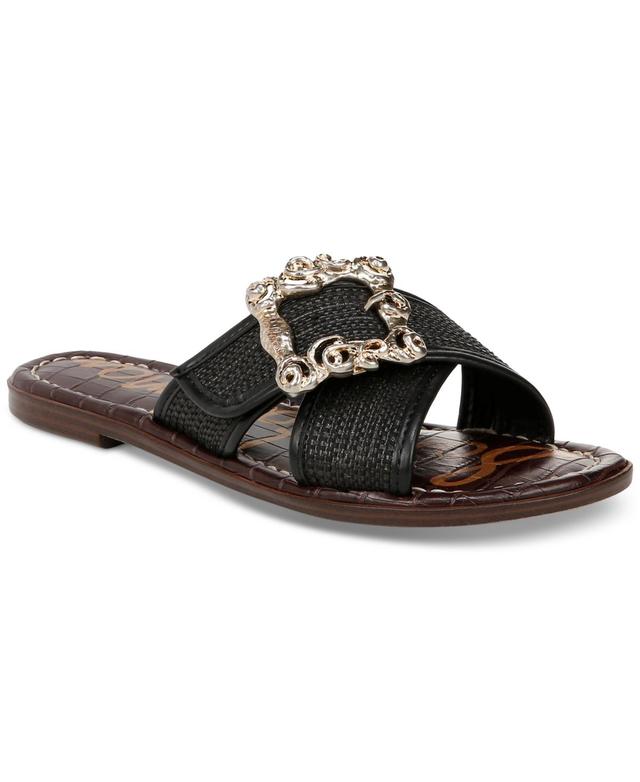 Sam Edelman Womens Gracyn Buckled Crossband Slide Sandals Product Image