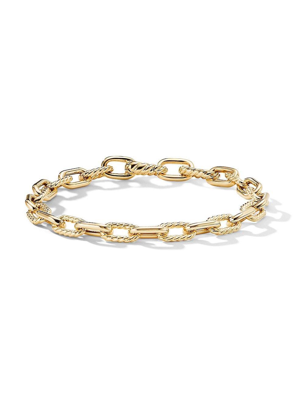 Womens DY Madison Chain Bracelet in 18K Yellow Gold Product Image