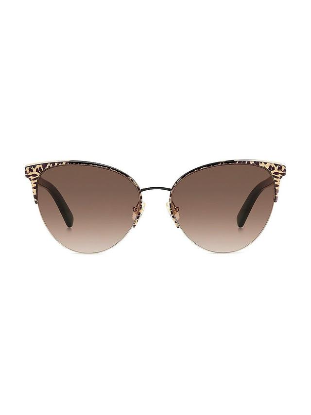 Kate Spade New York izara 57mm gradient cat eye sunglasses Product Image