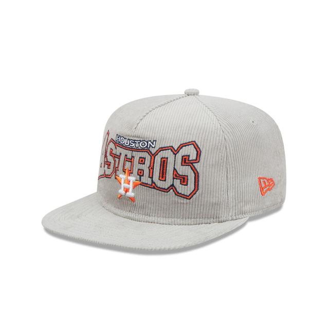 Houston Astros Gray Cord Golfer Hat Male Product Image