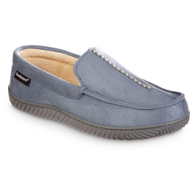 isotoner Advanced Memory Foam Microsuede Liam Moccasin ECO Comfort Mens Slippers Product Image