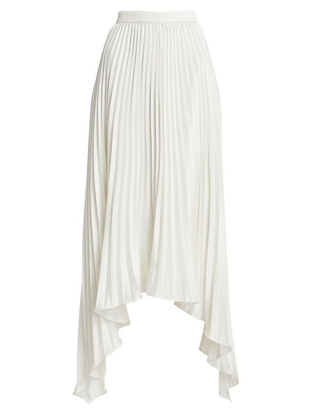 Womens Olana Pleated Midi-Skirt Product Image