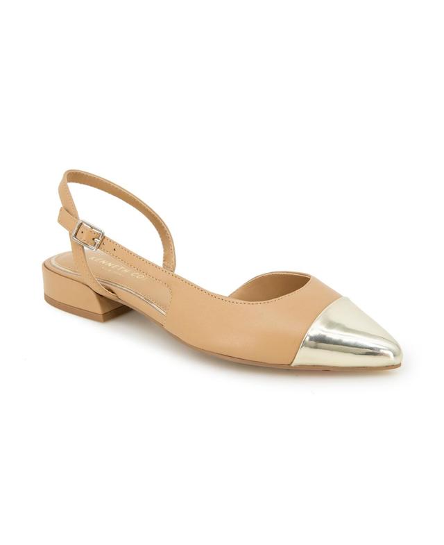 Kenneth Cole New York Cayla Slingback Half dOrsay Pointed Cap Toe Pump Product Image