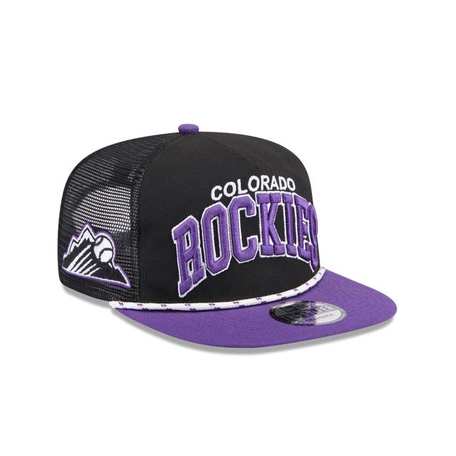 Colorado Rockies Throwback Golfer Hat Male Product Image