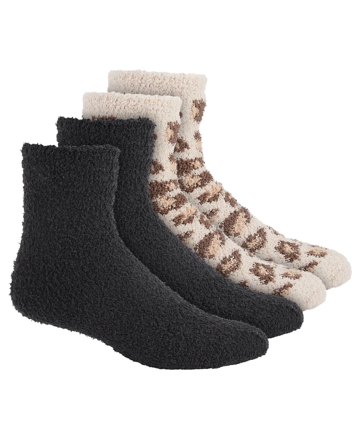 Charter Club Womens 2-Pk. Holiday Fuzzy Butter Socks, Created for Macys Product Image