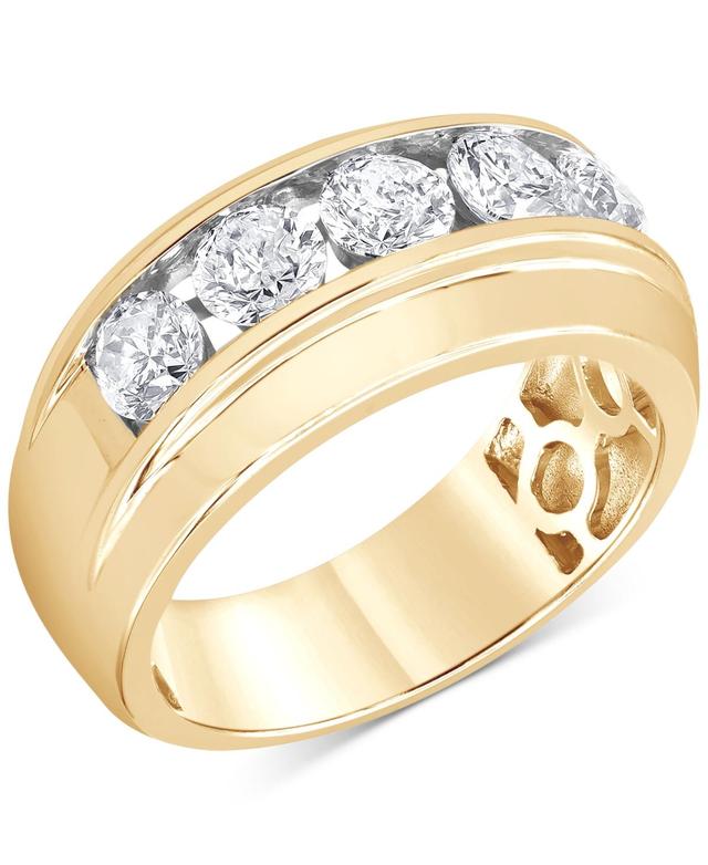 Mens Diamond Ring (2 ct. t.w.) in 10k White Gold Product Image