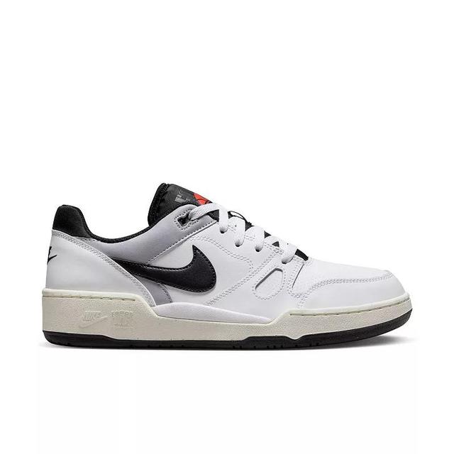 Nike Mens Nike Full Force Low - Mens Shoes White/Red Product Image