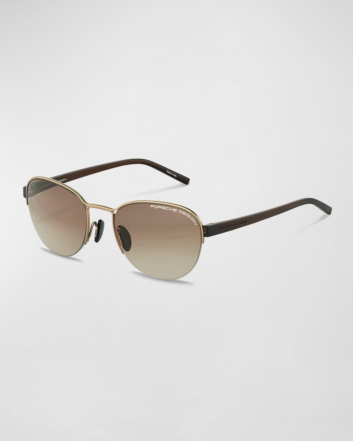 Mens Purism Two-Tone Aviator Sunglasses Product Image