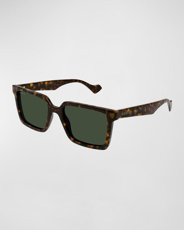 Mens Acetate Rectangle Sunglasses Product Image