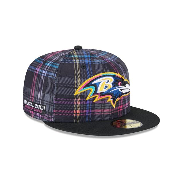 Baltimore Ravens 2024 Crucial Catch 59FIFTY Fitted Hat Male Product Image