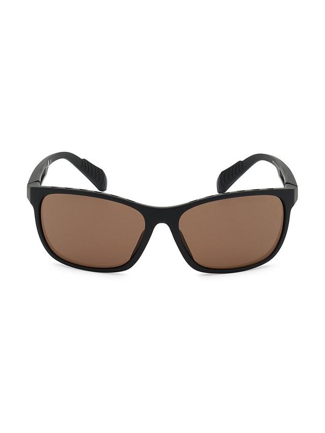 Mens 63MM Square Injected Sunglasses Product Image