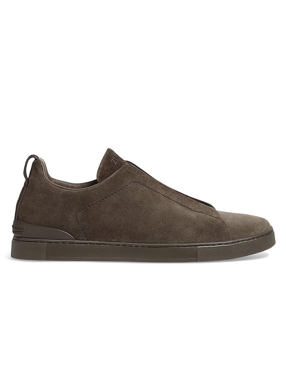 Mens Suede Triple Stitch Sneakers Product Image