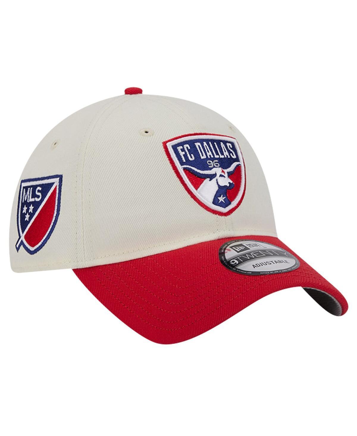 Mens New Era White Fc Dallas 2024 Kick Off Collection 9TWENTY Adjustable Hat Product Image