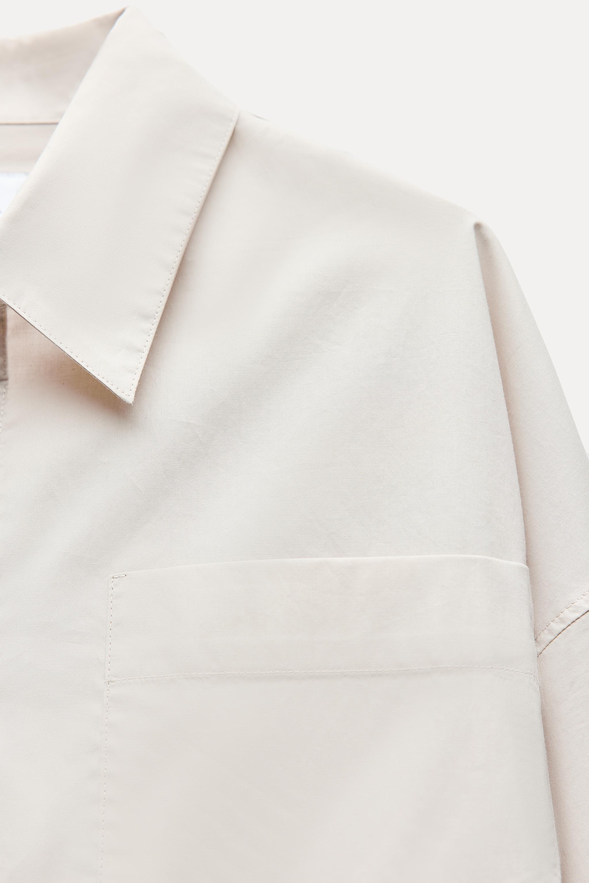 CROPPED POPLIN SHIRT LIMITED EDITION Product Image