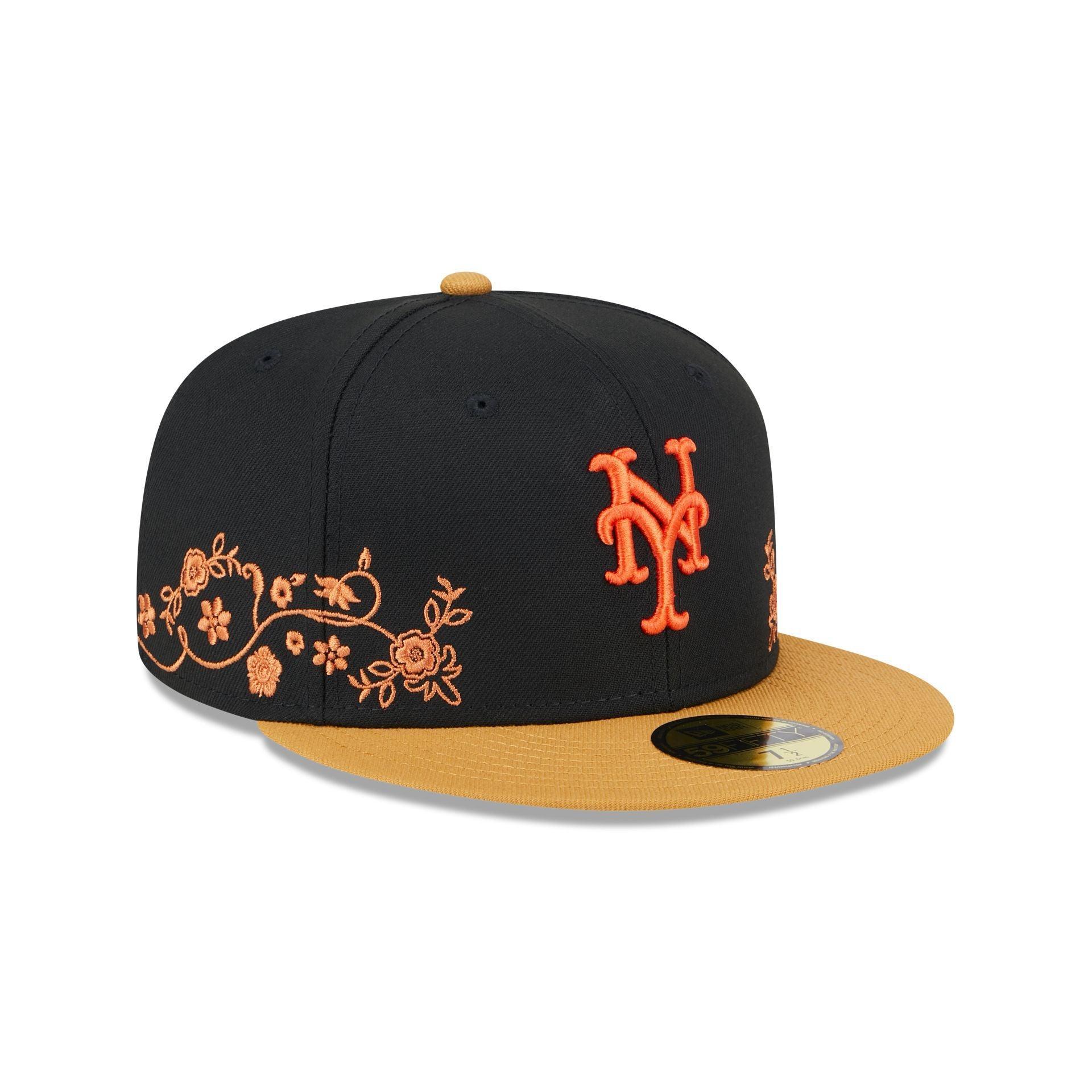 New York Mets Floral Vine 59FIFTY Fitted Hat Male Product Image