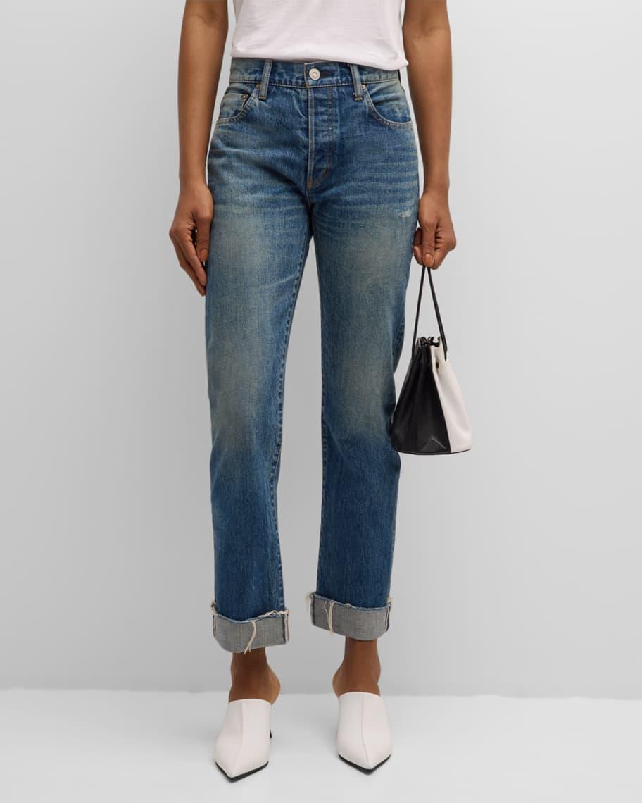 Hopewell Straight Cuffed Jeans Product Image