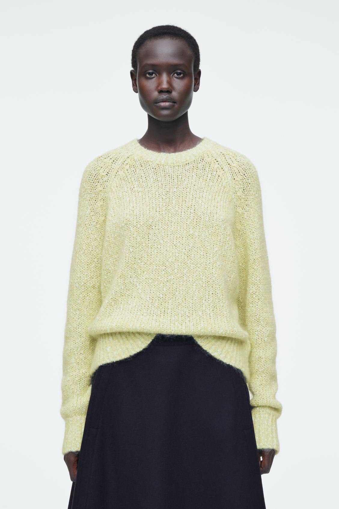 FLECKED MOHAIR-BLEND JUMPER Product Image