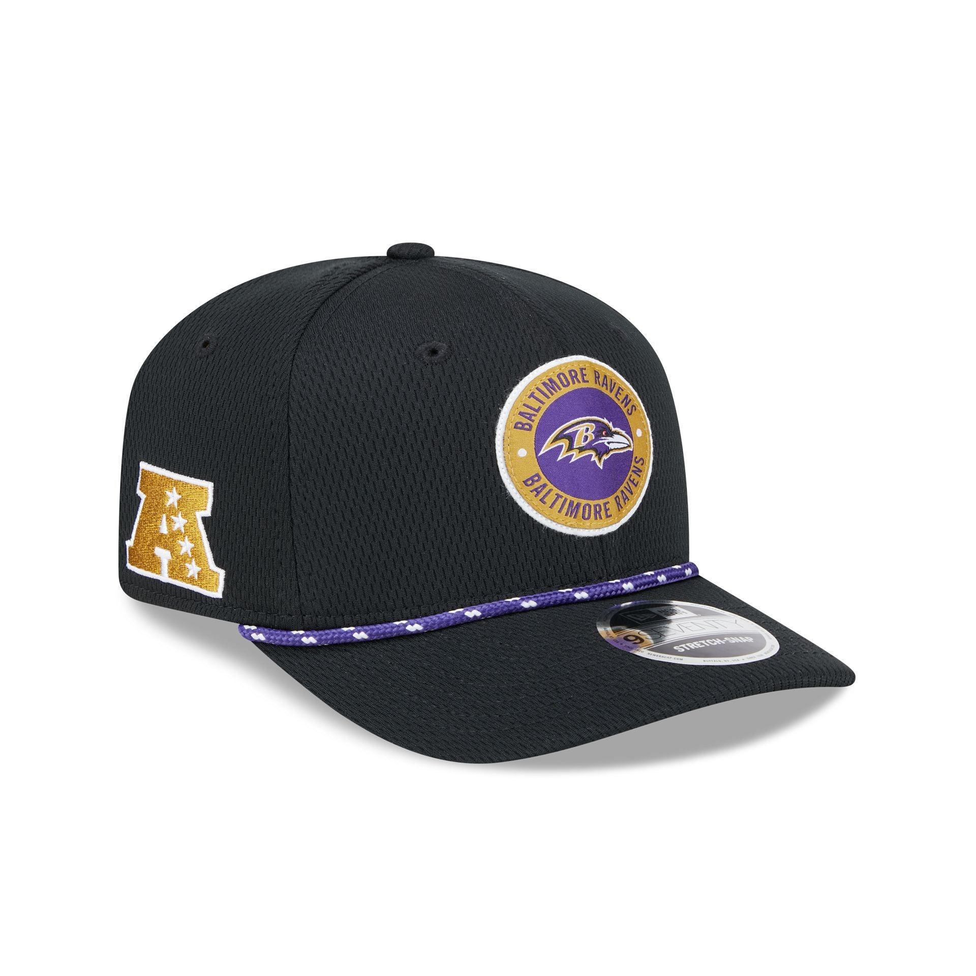 Baltimore Ravens 2024 Sideline 9SEVENTY Stretch-Snap Hat Male Product Image