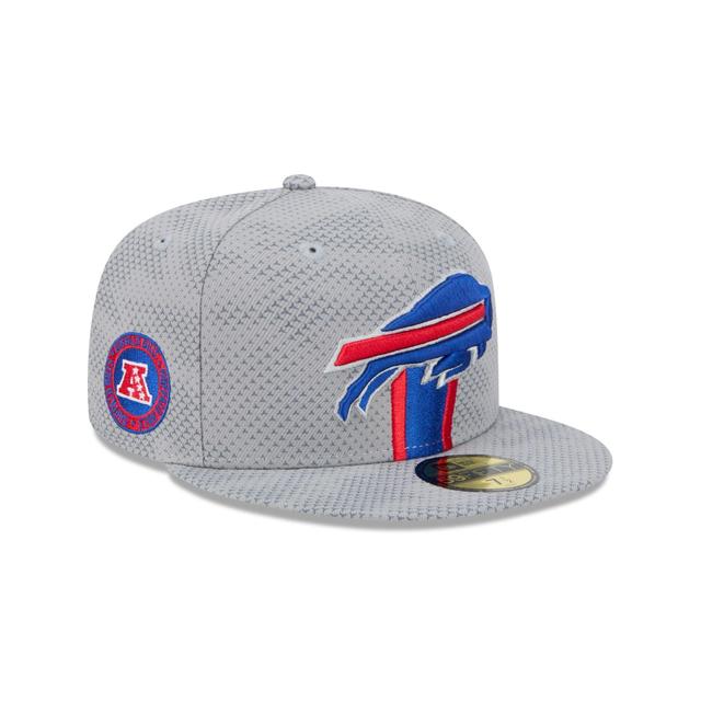 Buffalo Bills 2024 Sideline Gray 59FIFTY Fitted Hat Male Product Image