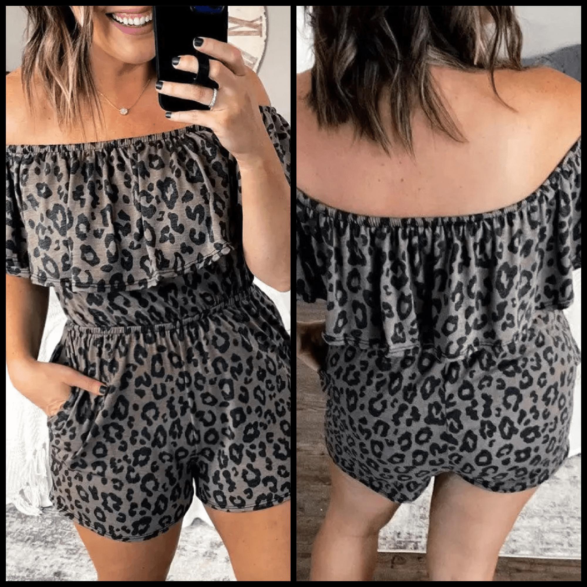 Roaring Leopard Romper* Product Image