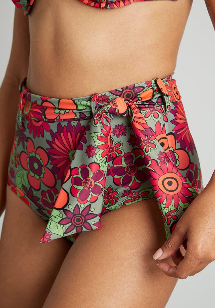 The Greta High-Waisted Bikini Bottom Product Image