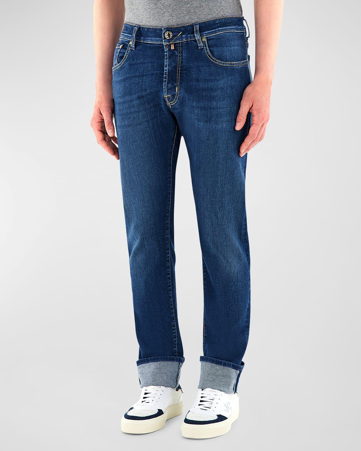 Mens Bard Slim-Fit Medium Wash Jeans Product Image