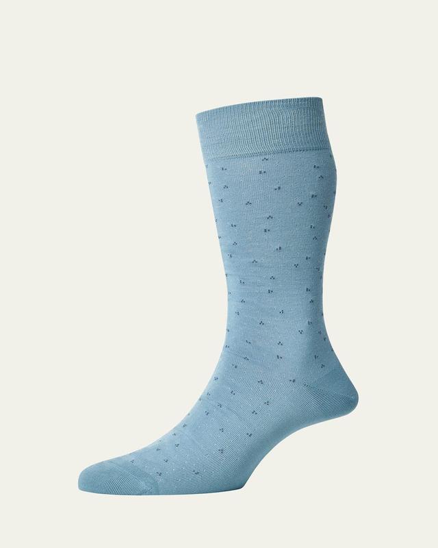 Mens Crompton Mini-Dot Crew Socks Product Image