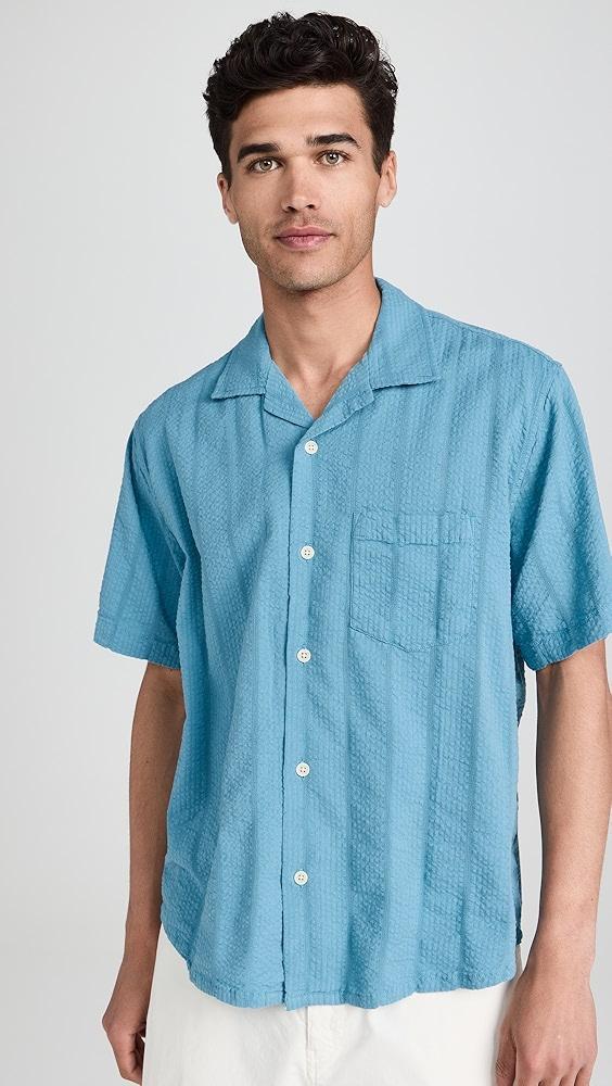 Corridor Striped Seersucker Shirt | Shopbop Product Image