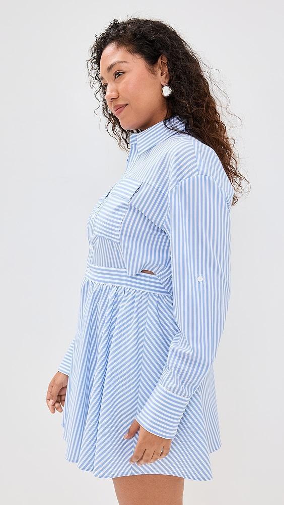 o.p.t Stripe Long Sleeve Dress | Shopbop Product Image