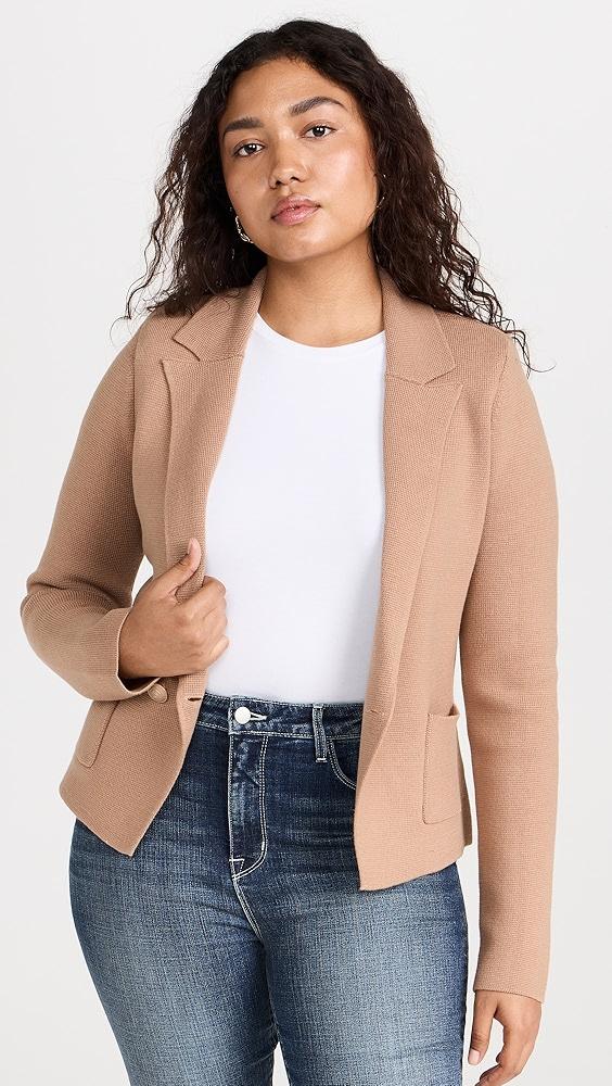 L'AGENCE Sofia Knit Blazer | Shopbop Product Image