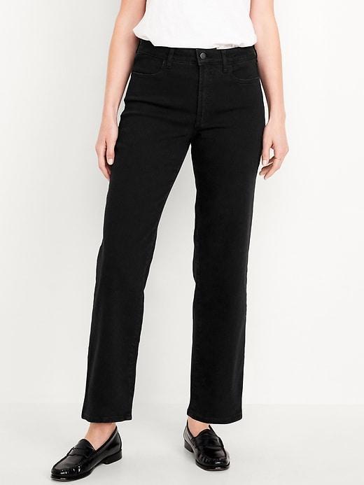 High-Waisted Wow Loose Jeans Product Image