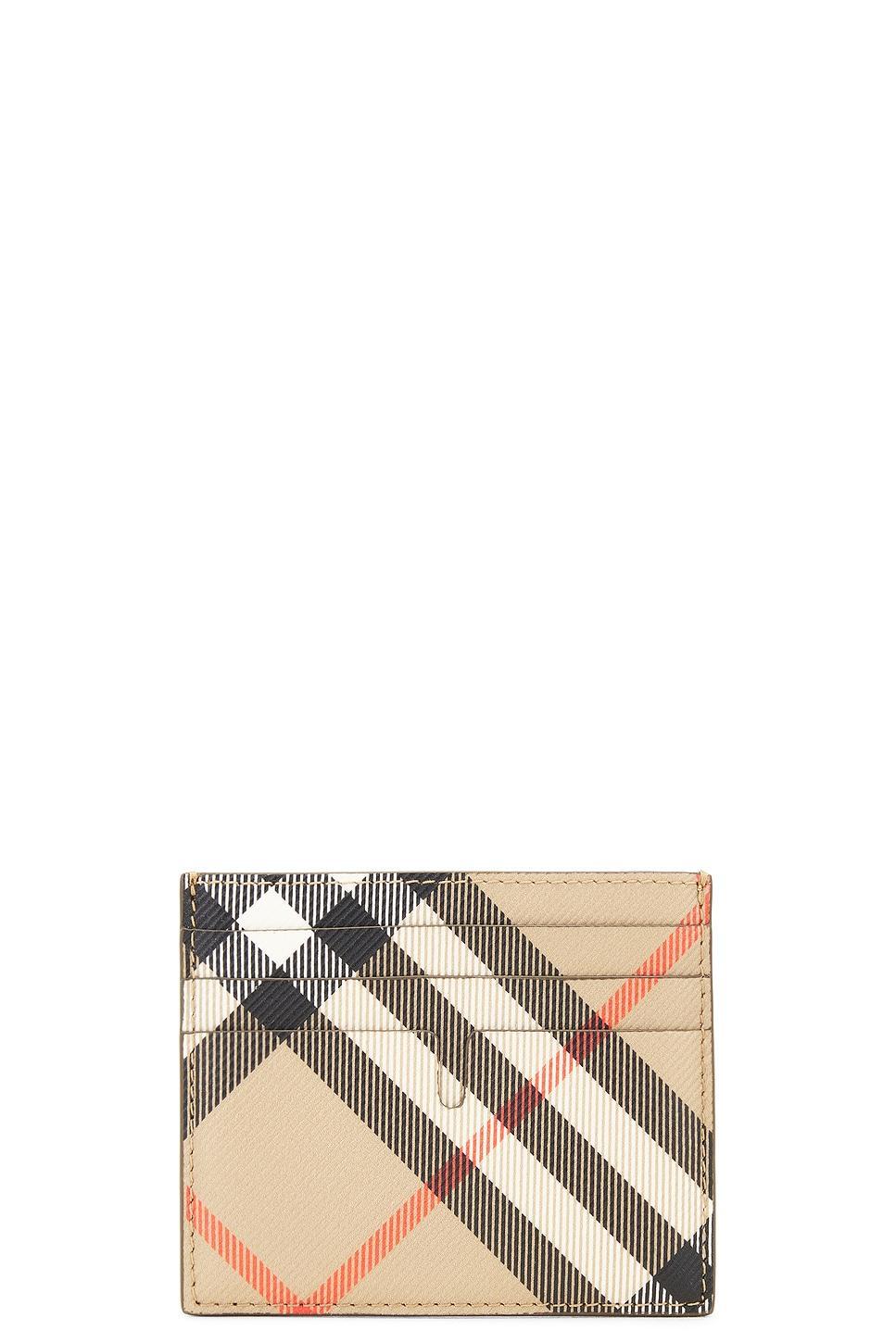 BURBERRY Ip Check Wallet In Beige Product Image