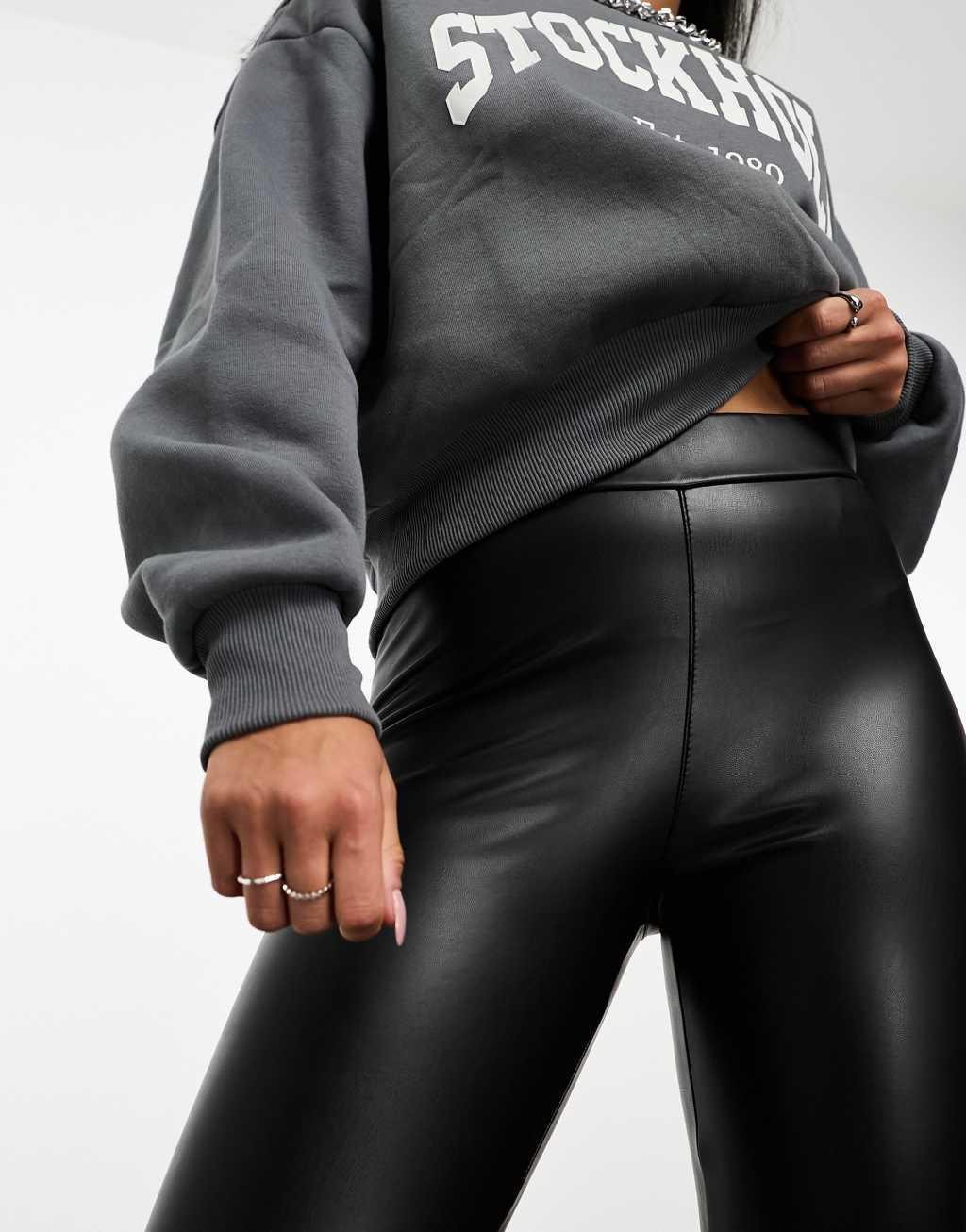 Vero Moda leather look leggings Product Image